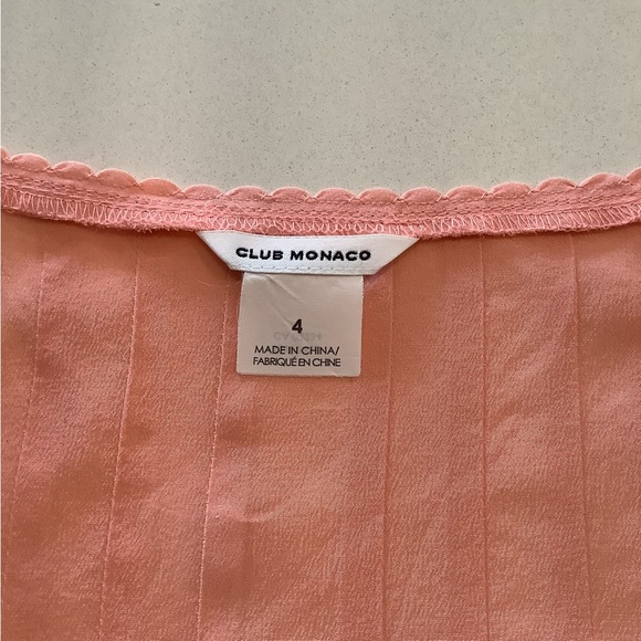 very pretty peach colored Club Monaco dress - Picture 2 of 3